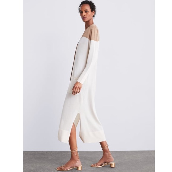 🚫SOLD🚫[ZARA] GORGEOUS LONG KNIT CARDIGAN - Picture 3 of 8